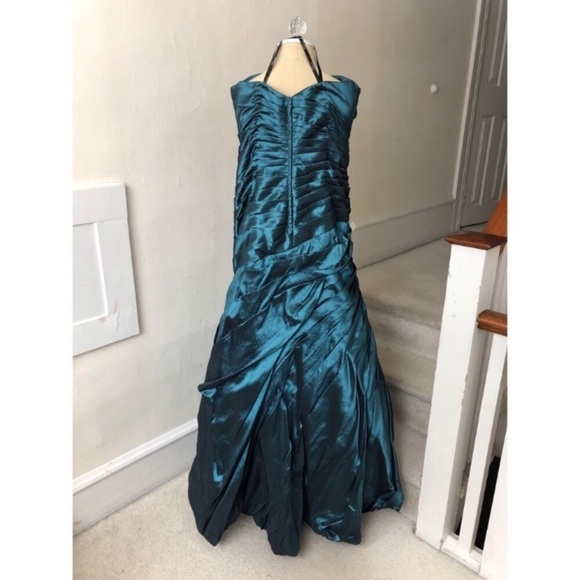 LAST CHANCE Tony Bowls Beaded Strapless Evening Go - Picture 3 of 9